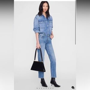 ANINE BING Jane Jeans in Cascade Blue NWT sz 26